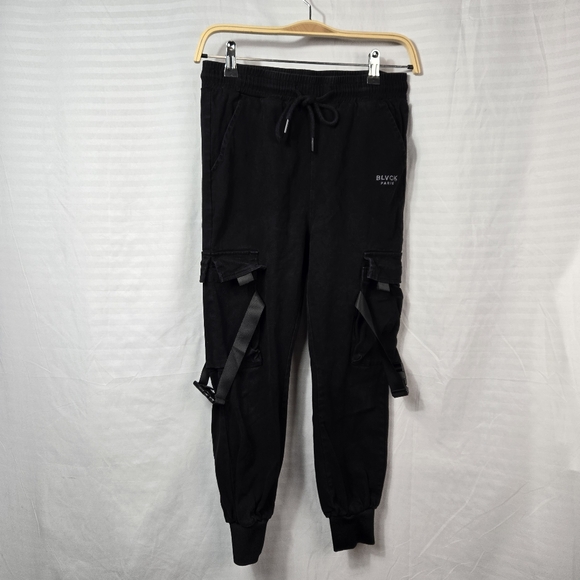 Blvck Paris Tokyo Pants Soft Elastic Denim  Men Sz XS Hip Hop Active Jogger - Picture 2 of 11